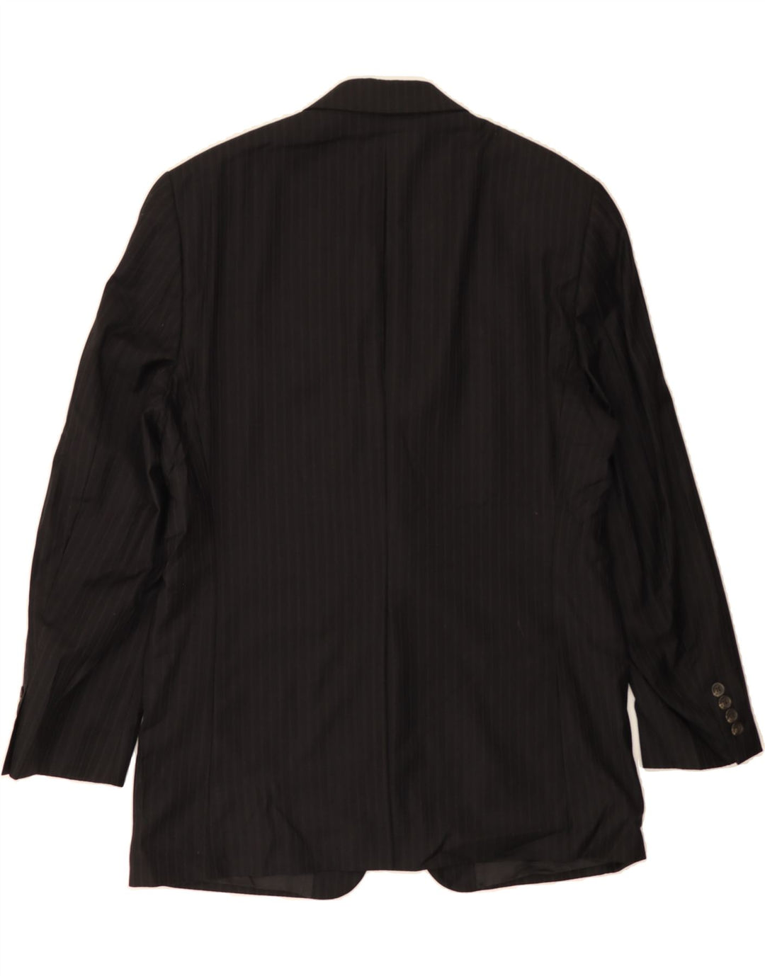 CHAPS Mens 2 Button Blazer Jacket UK 40 Large Black Pinstripe Wool Vintage Chaps and Second-Hand Chaps from Messina Hembry 
