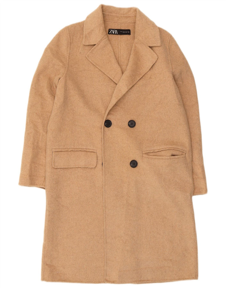 Soprabito oversize da donna Zara UK 6 XS Beige Lana
