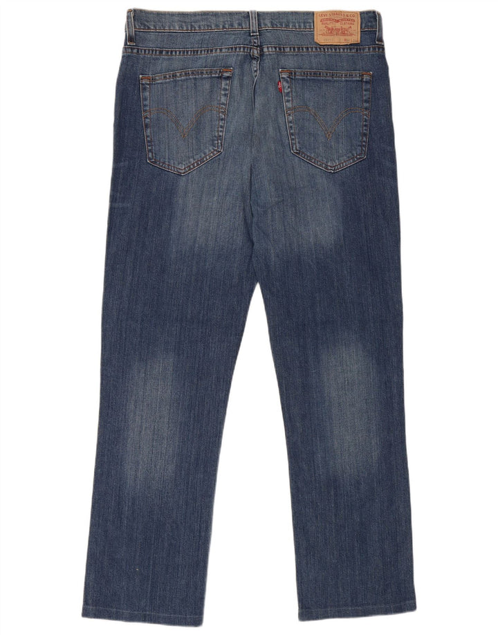 Мужские прямые джинсы Levi's W36 L29 синие, хлопок