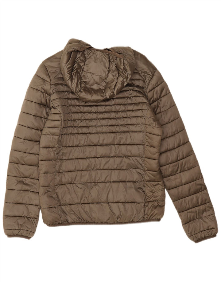 Giacca imbottita con cappuccio da donna Invicta UK 14 Large Khaki Poliammide