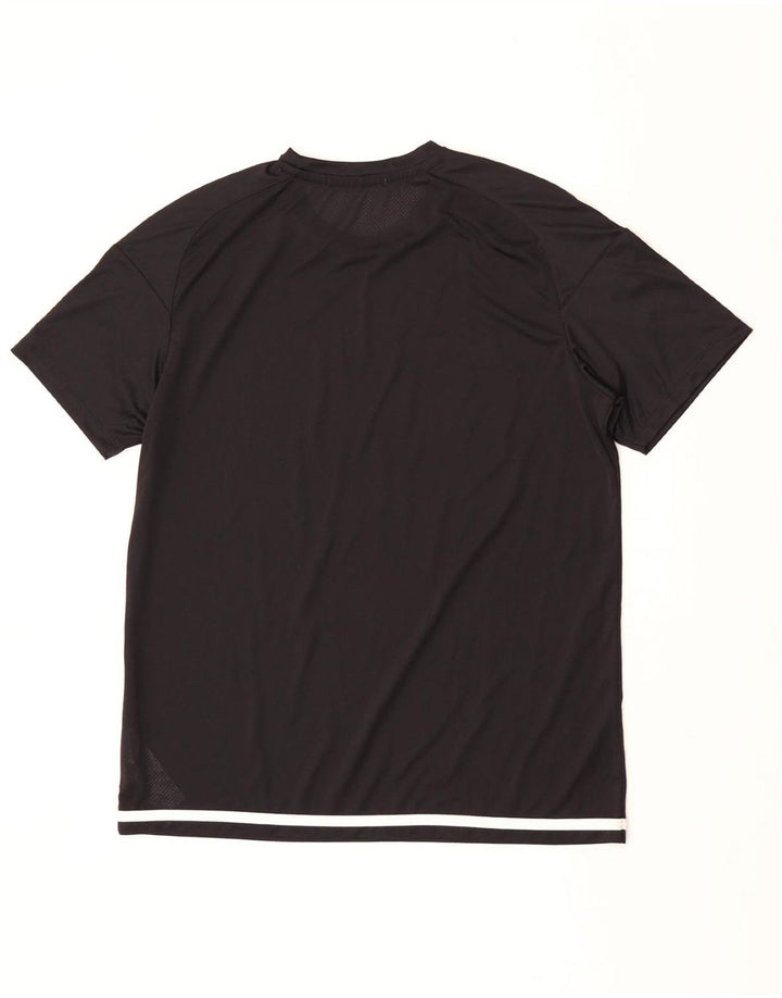 T-shirt da uomo JAKO Top grande in poliestere color block nero
