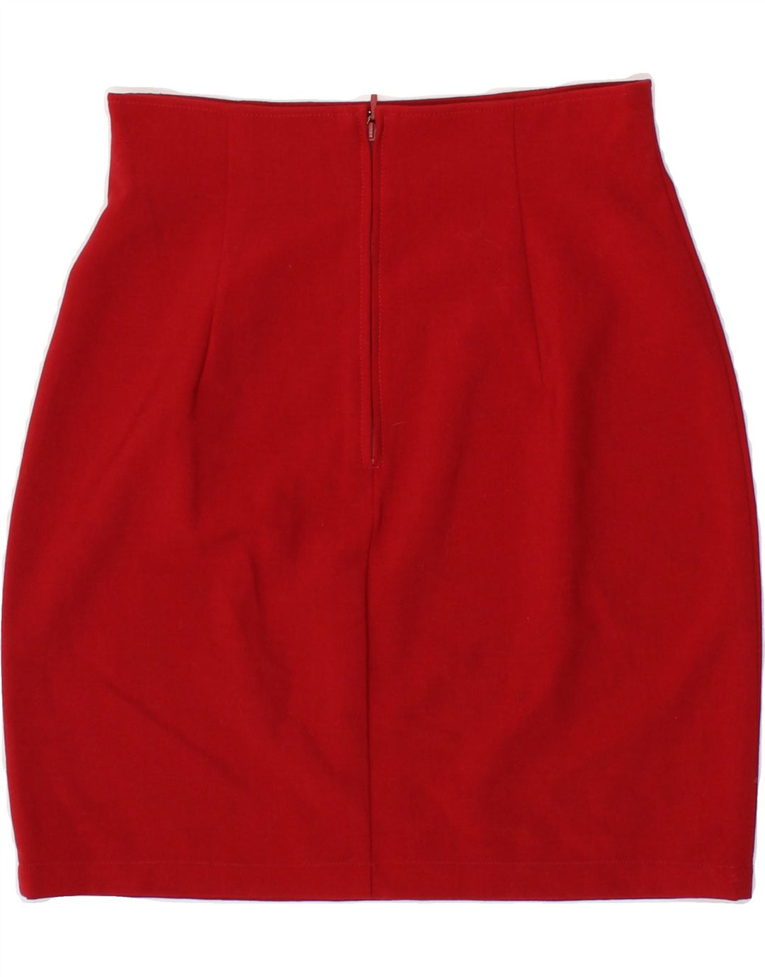BENETTON Womens Pencil Skirt IT 40 Small W24 Red Polyester Vintage Benetton and Second-Hand Benetton from Messina Hembry 