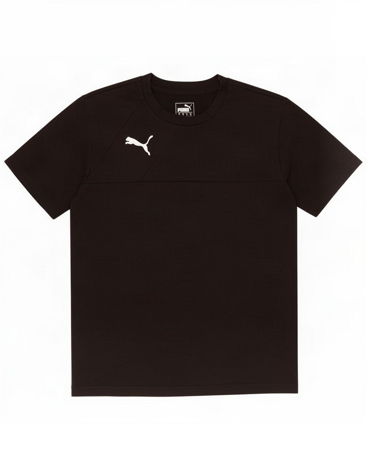 Puma Męski T-Shirt Top Mały Czarny Poliester