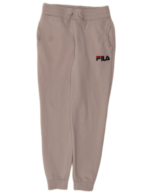 Pantaloni da tuta da donna Fila Joggers UK 10 Small Poliestere bianco