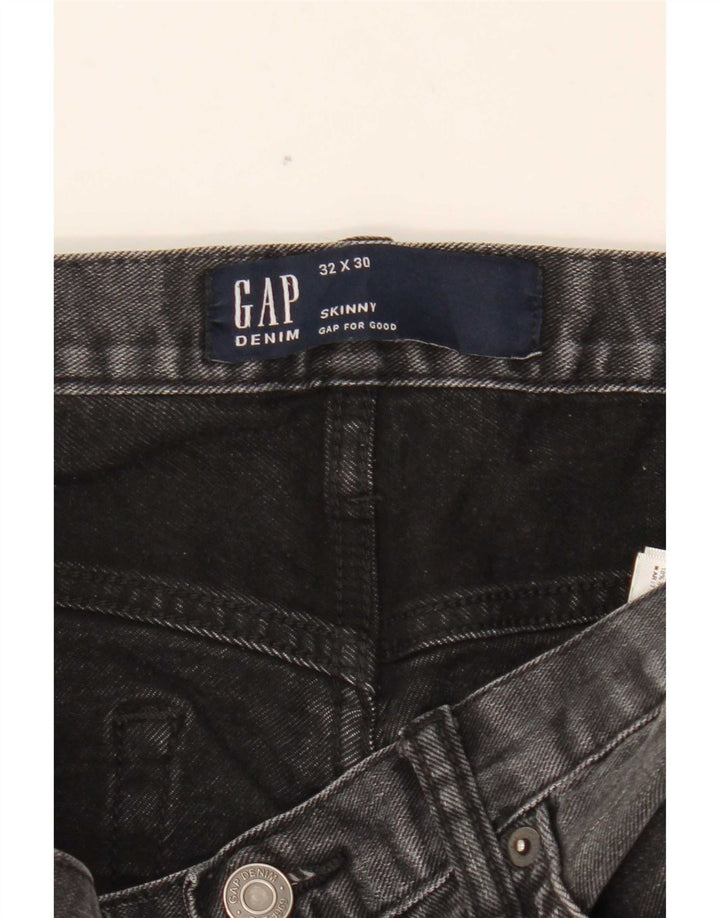 Gap Womens Skinny Jeans W32 L30 Black Cotton