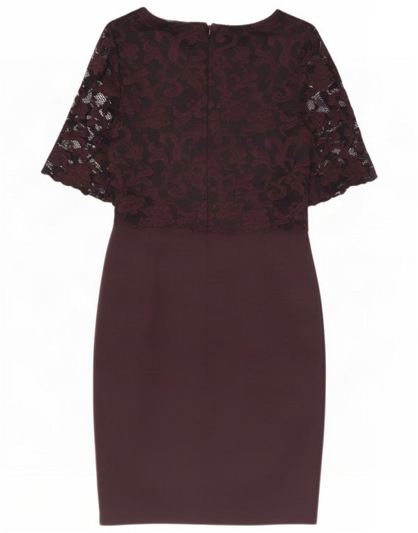 Rochie pentru femei Phase Eight UK 12 Medium Burgundy Floral Viscose