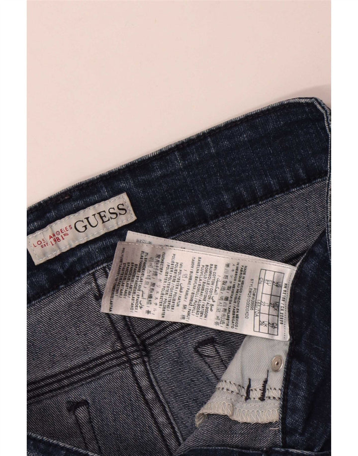Женские джинсовые шорты Guess W29, хлопковые, среднего синего цвета