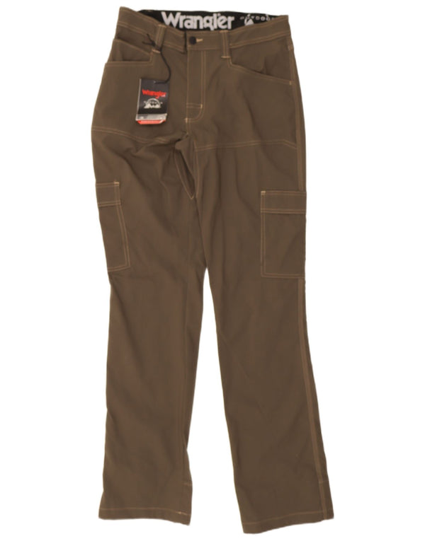 Pantalón Cargo Recto Para Hombre Wrangler W30 L34 Nylon Marrón