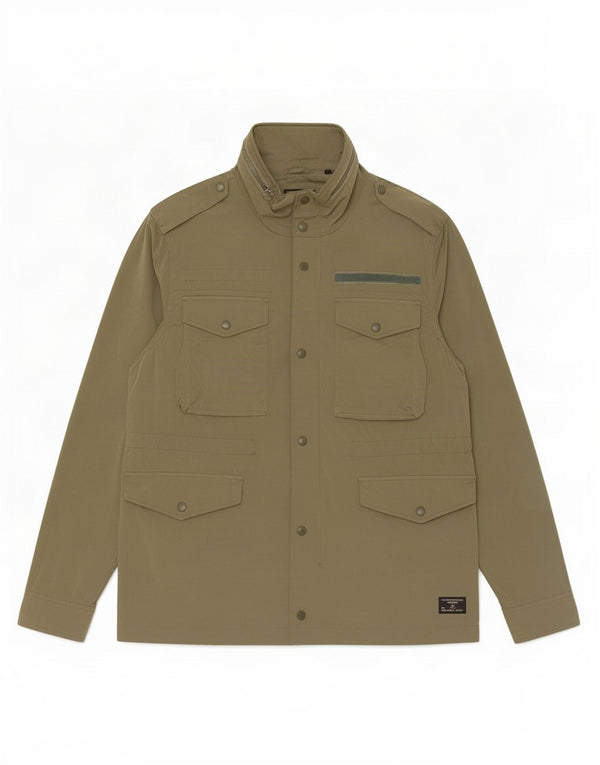 Jaqueta militar masculina Superdry UK 42 XL caqui nylon