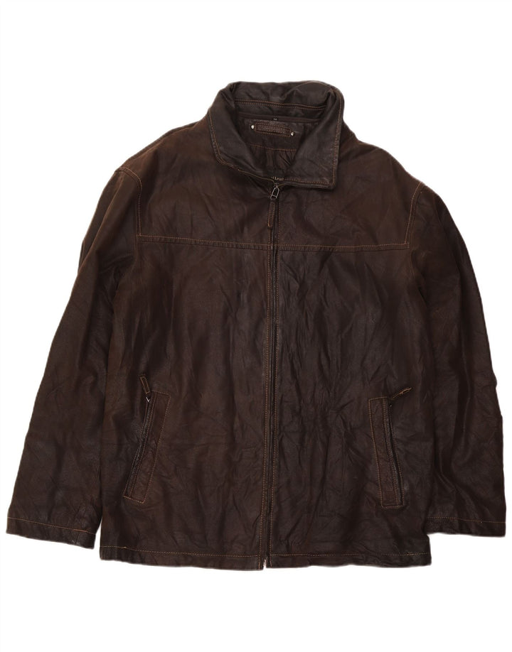 Vintage Herren Lederjacke UK 40 Large Braun