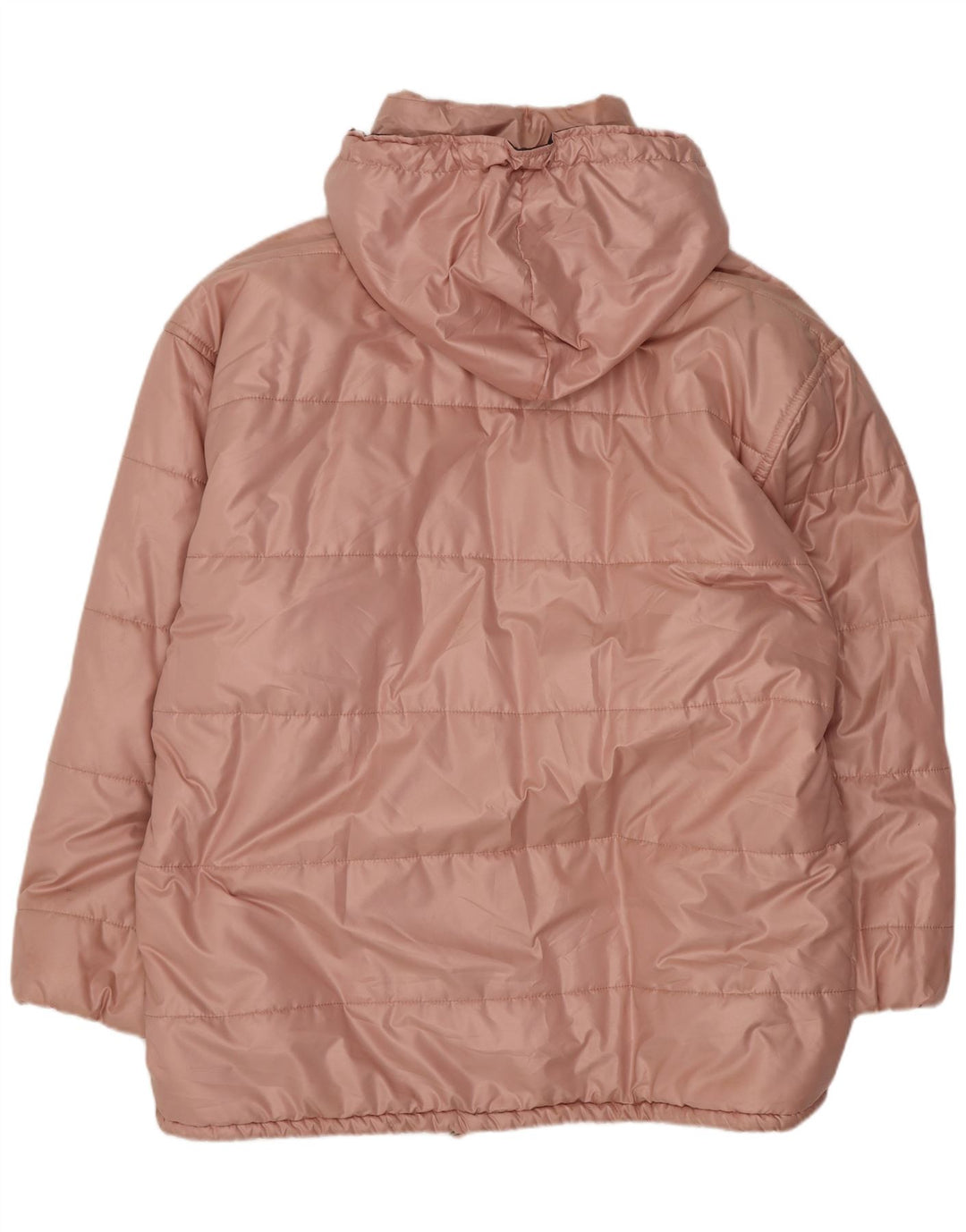 Belfe & Chaqueta acolchada extragrande con capucha para mujer IT 46 Poliéster rosa grande