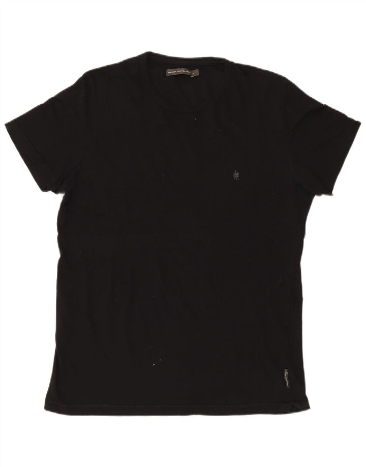 French Connection Mens T-Shirt Top Large Black
