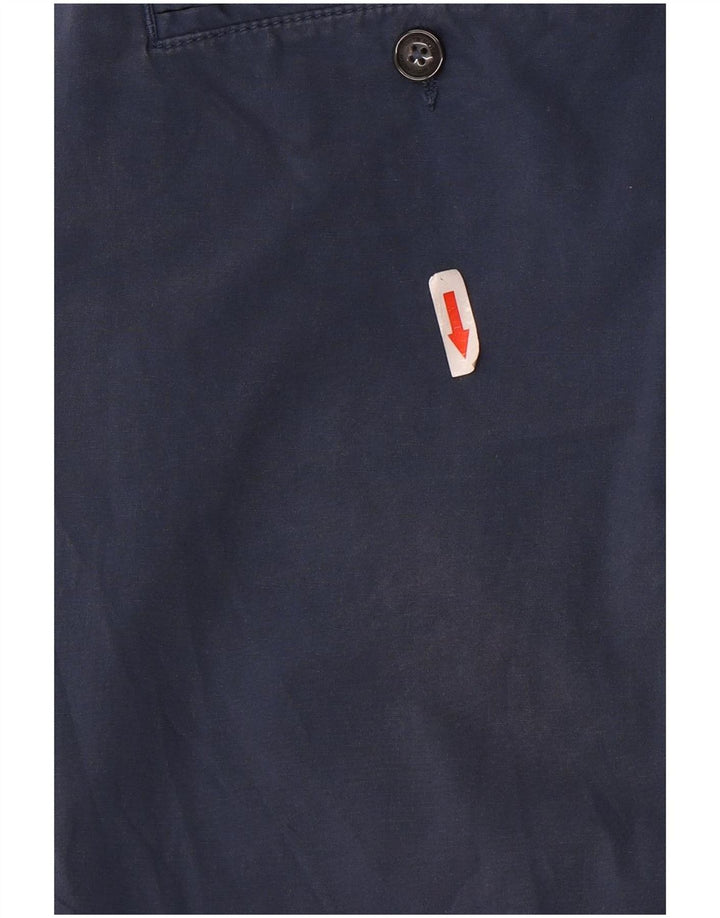 North Sails Mens Regular Fit Chino Shorts W33 Medium Navy Blue Cotton
