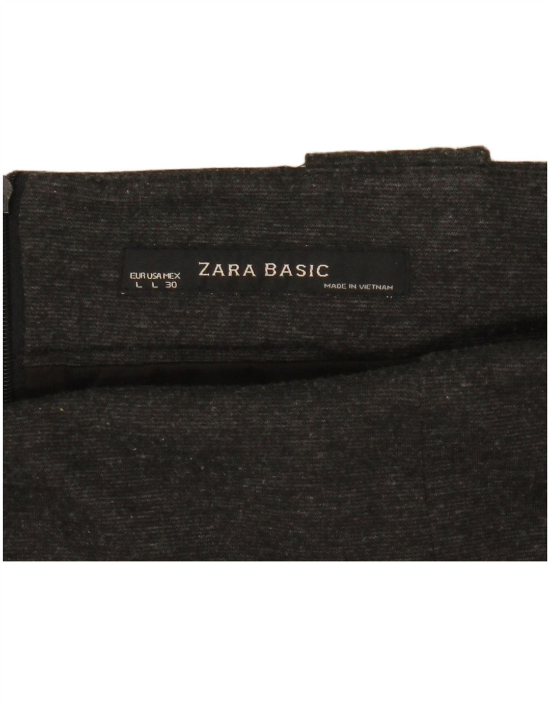 Gonna a tubino Zara da donna grande W30 grigia screziata