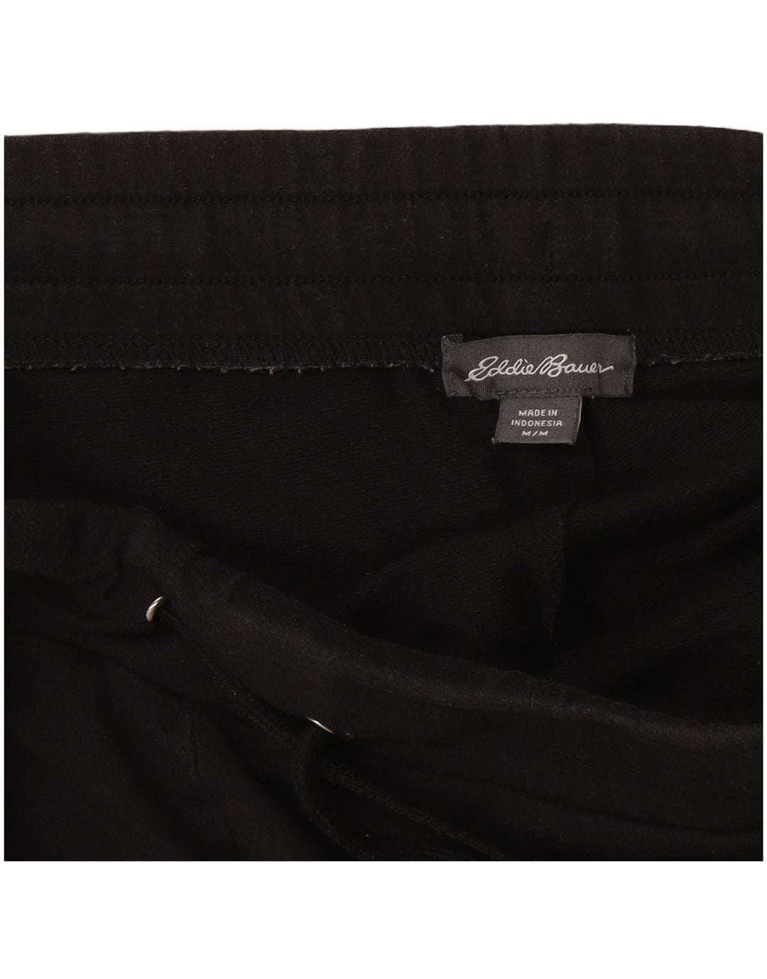 Eddie Bauer Womens Capri Tracksuit Trousers UK 12 Medium  Black