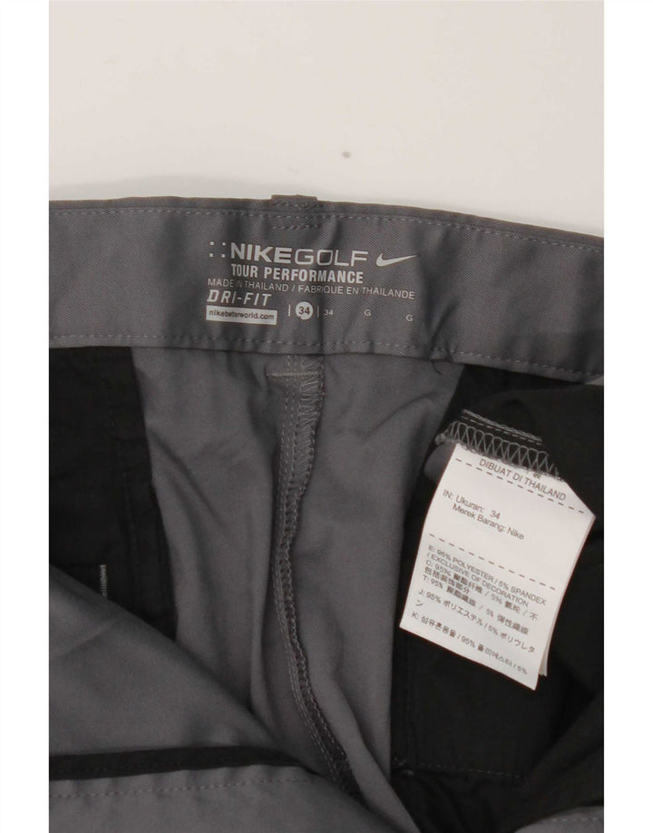 Nike muške kratke hlače Dri Fit Chino W34 veliki sivi poliester