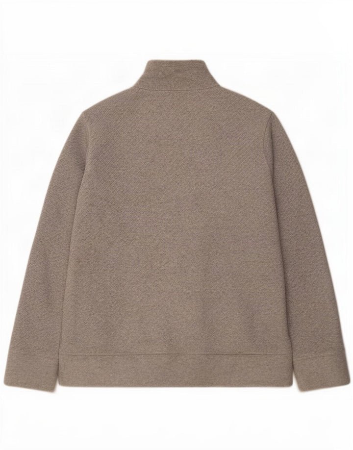 Marks & Spencer Chaqueta polar para mujer UK 46 Poliéster gris grande