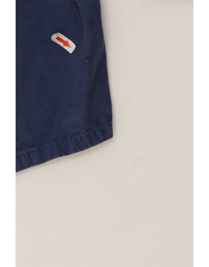 Marks & Spencer Herre Regular Cargo Shorts W36 Large Blue Cotton