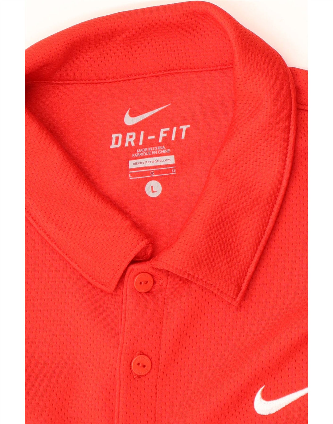 Tricou polo Nike Dri Fit pentru bărbați, roșu mare
