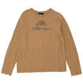 Ellesse Womens Graphic Top Long Sleeve UK 16 Large Brown