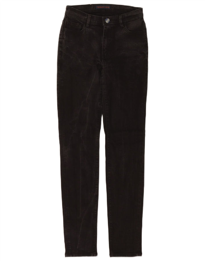 Trussardi lige jeans til kvinder W26 L31 sort bomuld