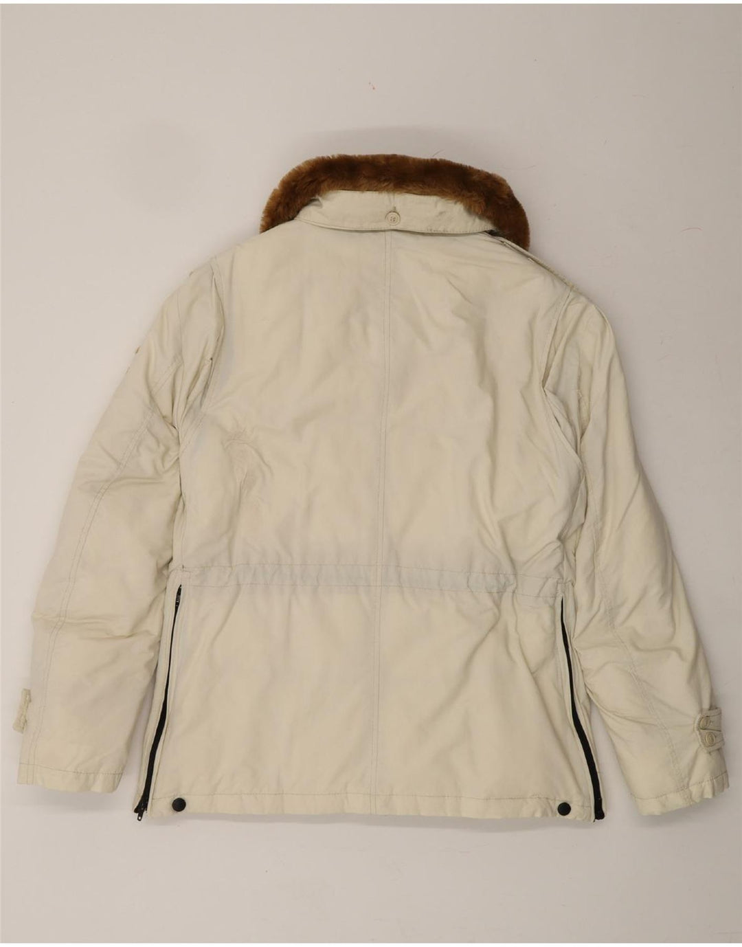 BLAUER Womens Padded Jacket UK 16 Large White Nylon Vintage Blauer and Second-Hand Blauer from Messina Hembry 
