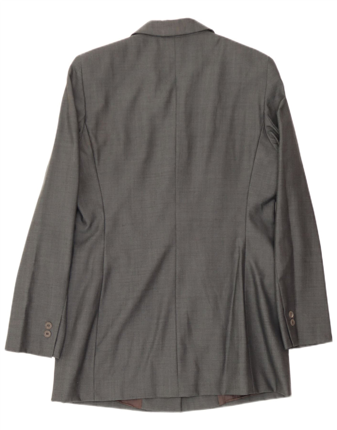 Koan Damen-Blazer mit 4 Knöpfen, IT 44, mittelgraue Schurwolle