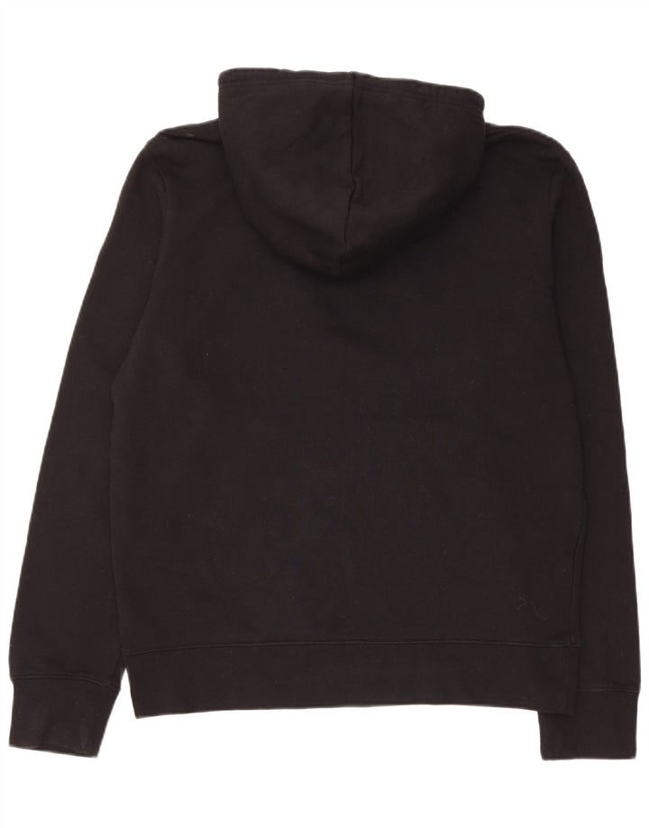 Marks & Spencer Mens Hoodie Jumper Medium Black Cotton