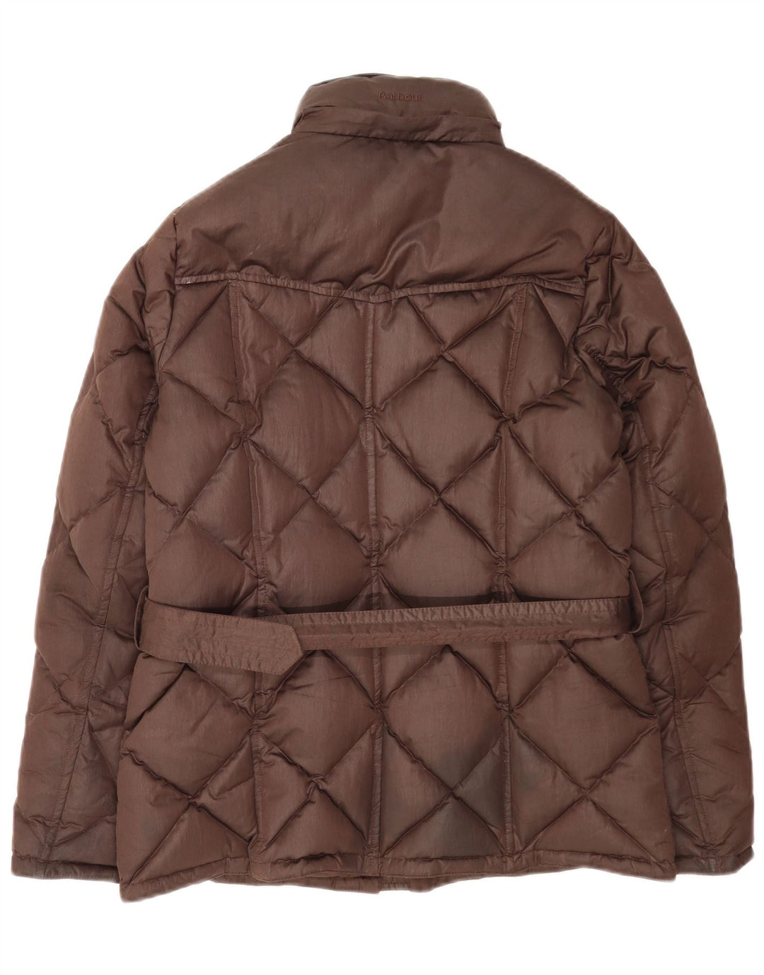 Женская стеганая куртка Barbour UK 12, средний коричневый полиэстер