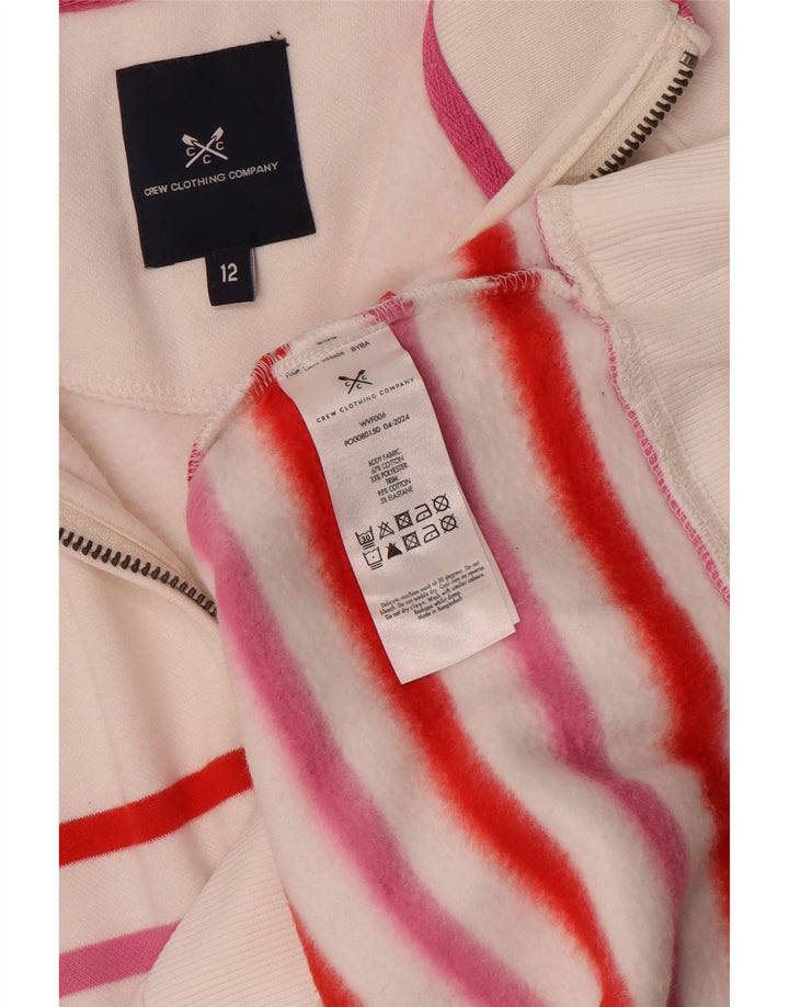 Crew Clothing Womens Sweatshirt Jumper UK 12 Medium Multicoloured Striped