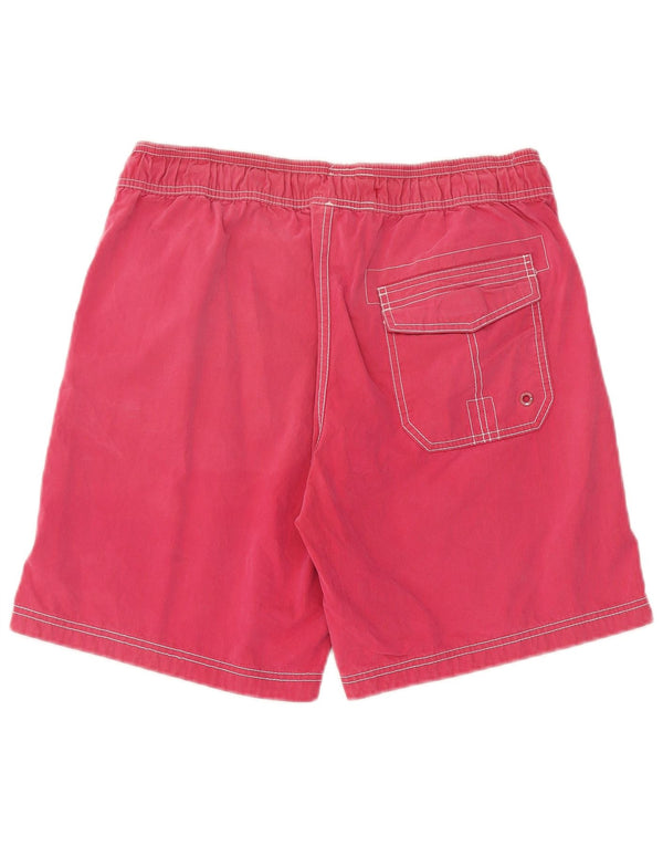 Fat Face Mens Swimming Shorts Large Red Cotton