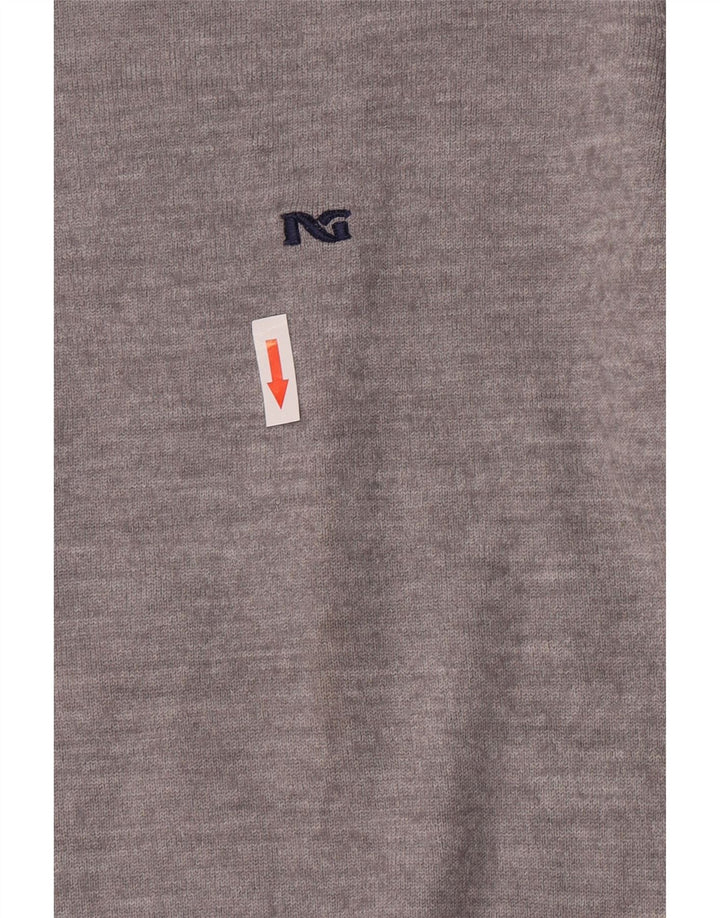 Nero Giardini Boys Crew Neck Jumper Sweater 11-12 Years Grey Flecked