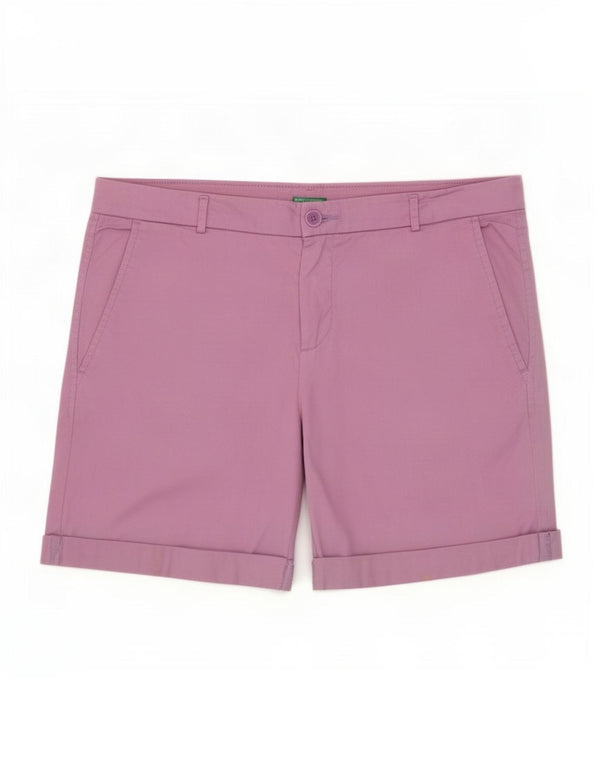 Benetton Damen Chinoshorts IT 44 Medium W34 Lila