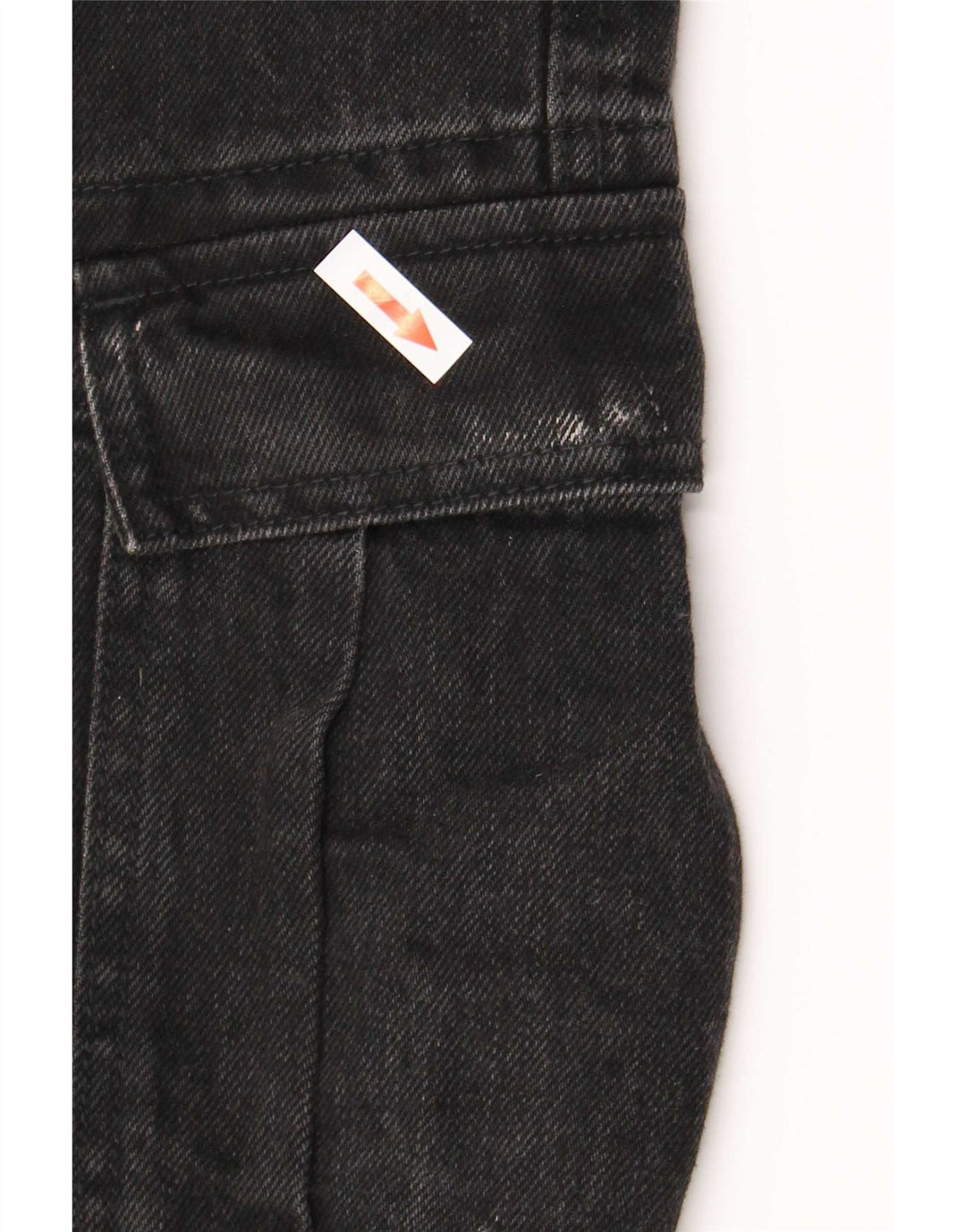Kiabi Herre Cargo Straight Jeans IT 50 Large W34 L31 Sort