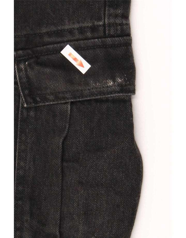 Kiabi Herre Cargo Straight Jeans IT 50 Large W34 L31 Sort