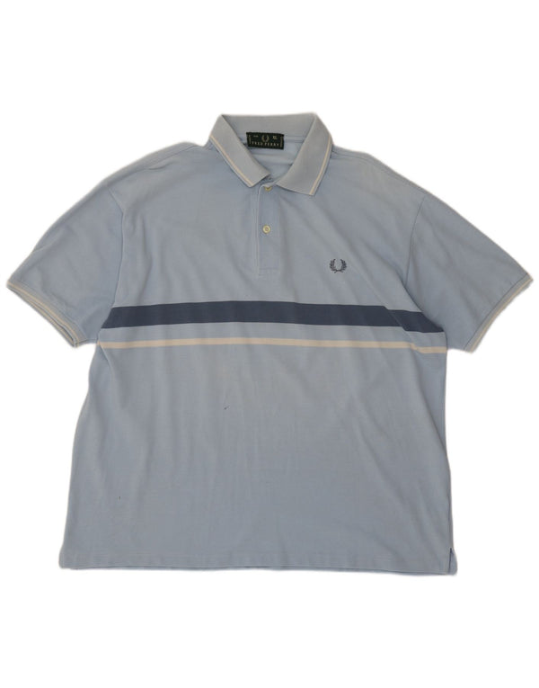 Fred Perry Polo Hombre XL Algodón A Rayas Azul