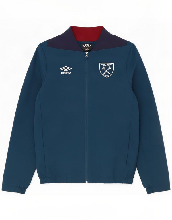 Umbro Boys West Ham United Tracksuit Top Jacket 11-12 Years Large Blue