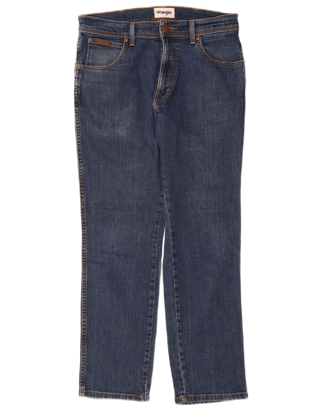 Wrangler Womens Texas Slim Jeans  W33 L30 Blue Cotton