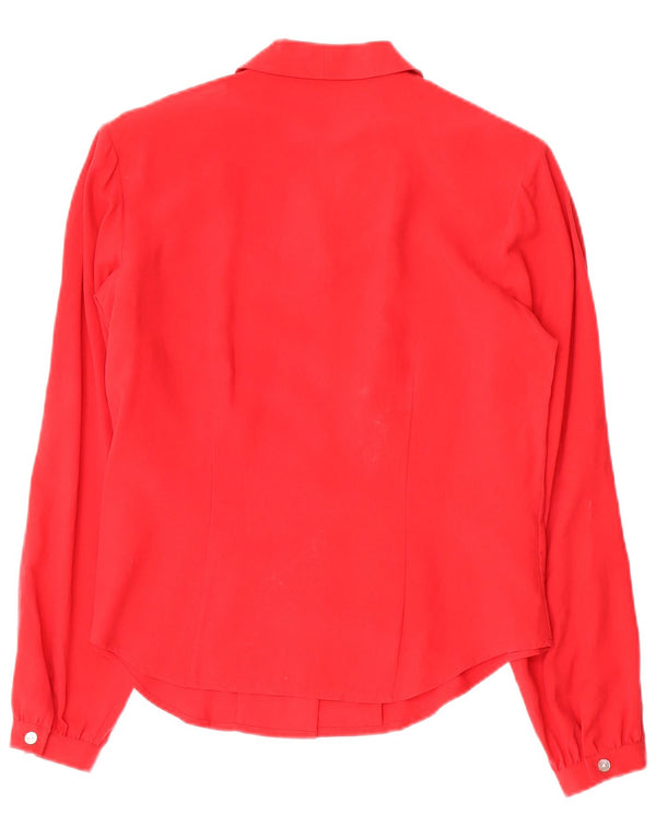 Blusa tipo camisa para mujer Balloon EU 38 Seda roja mediana