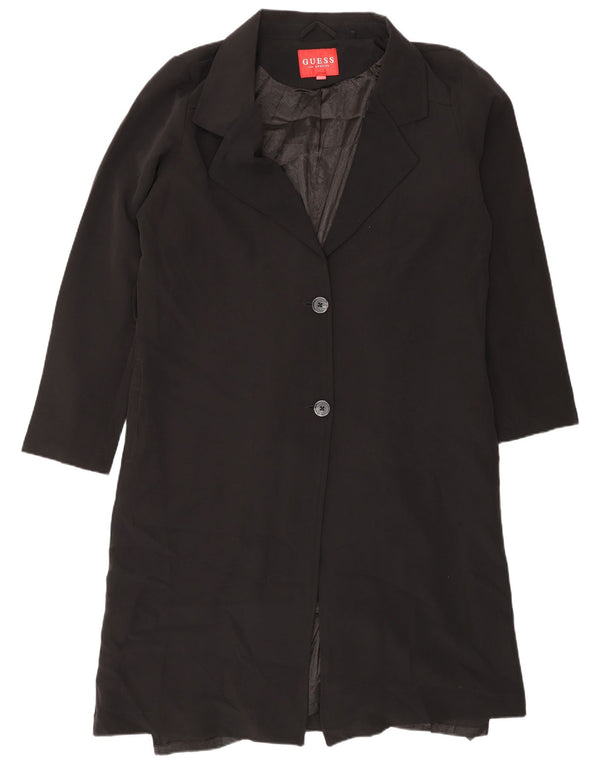 Guess Womens Overcoat UK 18 XL Black Polyester