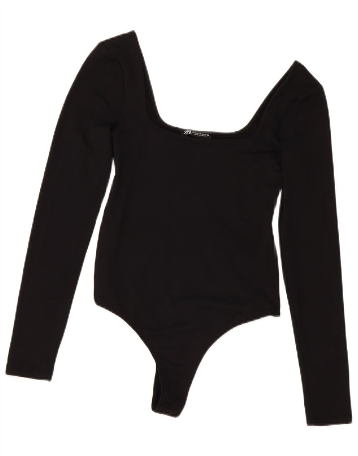 Zara Femme Body UK 12 Medium Noir Polyamide