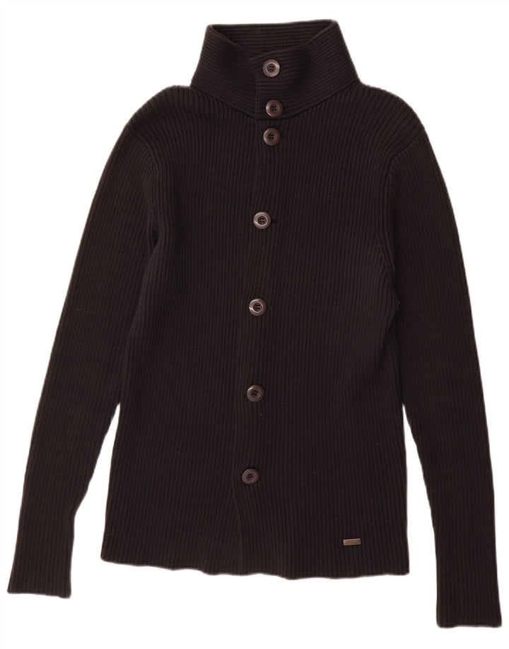 ELLESSE Mens Cardigan Sweater XL Black Cotton