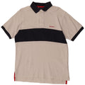 Hackett Herre Rugby Polo Shirt Medium White Colourblock Bomuld