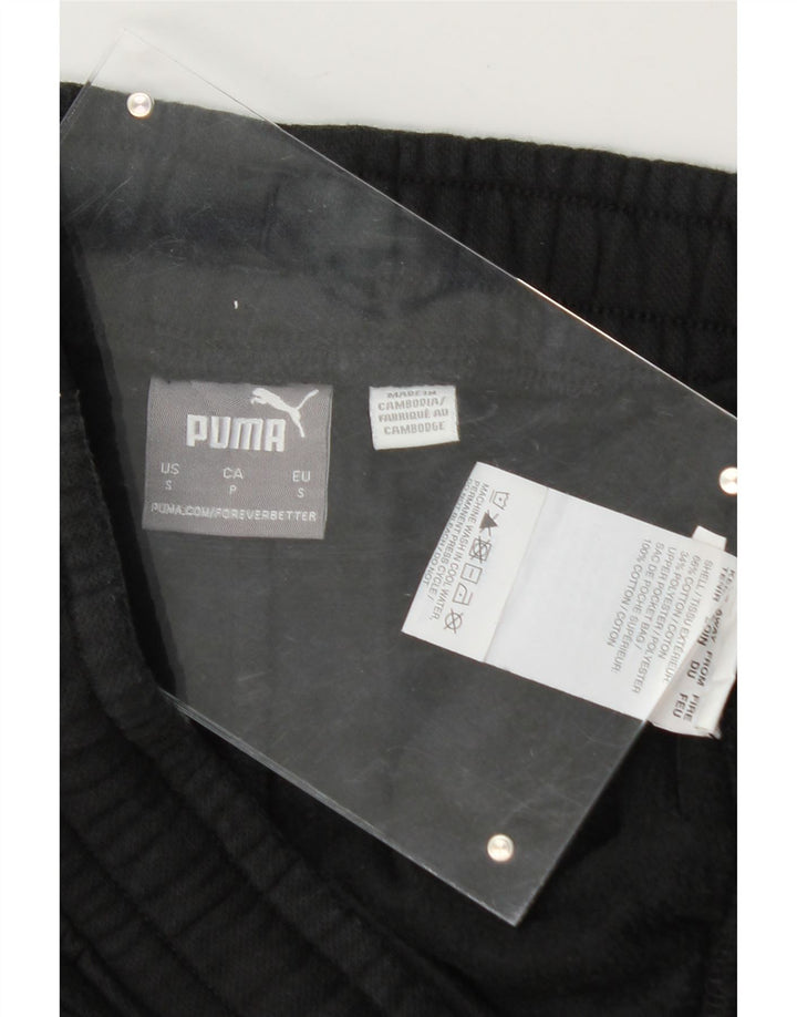 PUMA Mens Graphic Sport Shorts Small  Black Cotton Vintage Puma and Second-Hand Puma from Messina Hembry 