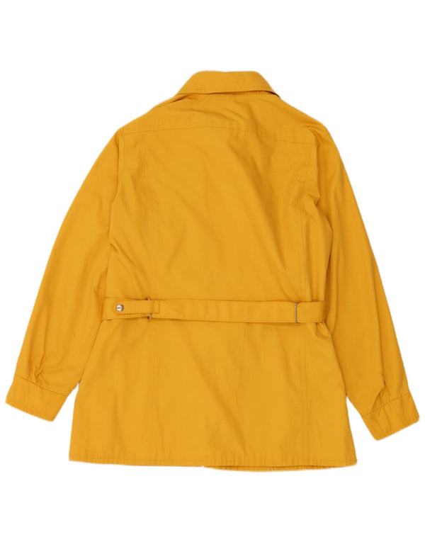 Bogner Womens Utility Jacket UK 12 Medium Yellow Cotton