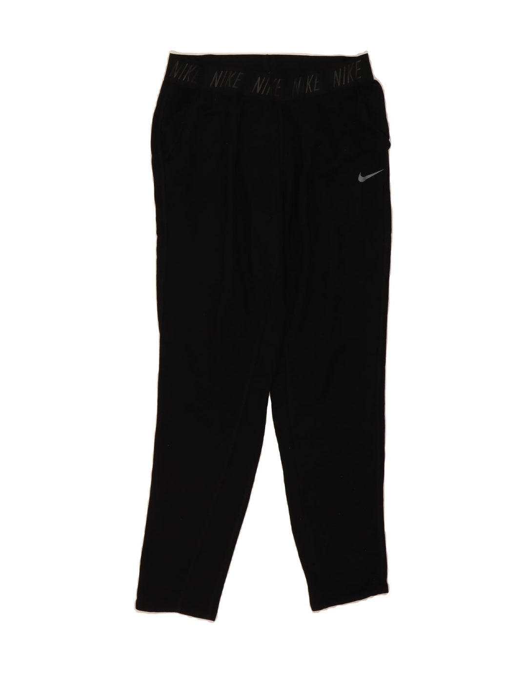 NIKE Mens Dri Fit Graphic Tracksuit Trousers Large  Black Polyester Vintage Nike and Second-Hand Nike from Messina Hembry 