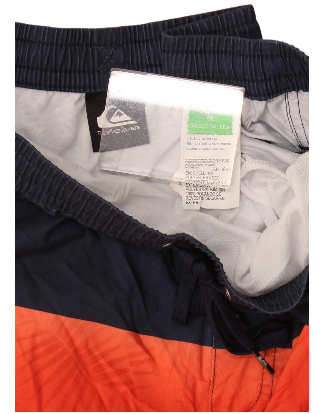 Quiksilver Mens Swimming Shorts 2XL  Multicoloured Colourblock Polyester