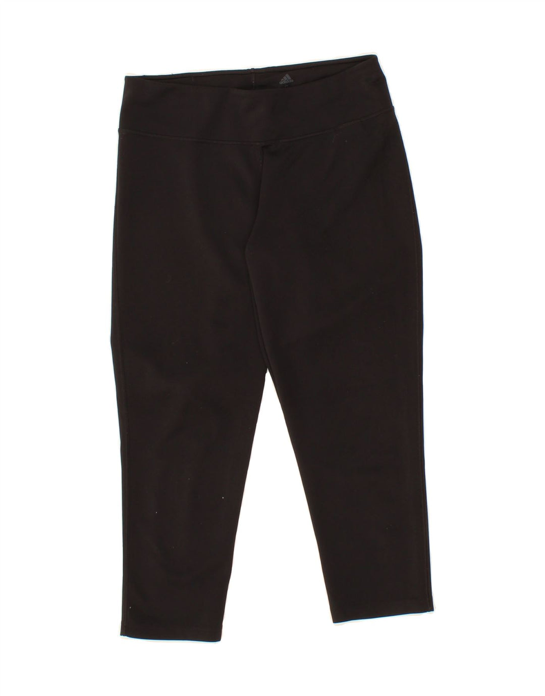 ADIDAS Womens Climalite Capri Leggings UK 8/10 Small  Black Polyester Vintage Adidas and Second-Hand Adidas from Messina Hembry 