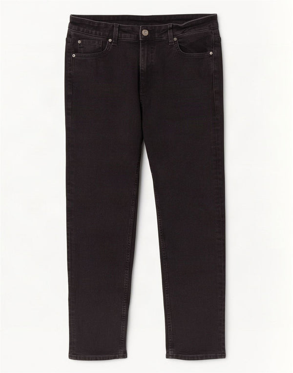 Marks & Spencer Womens The Sienna Straight Jeans UK 14 Medium W30 L26 Black