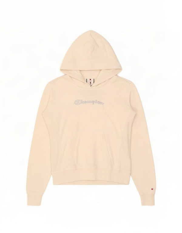 Jumper Champion pentru femei Heritage Classics Graphic Hoodie UK 14 Large White